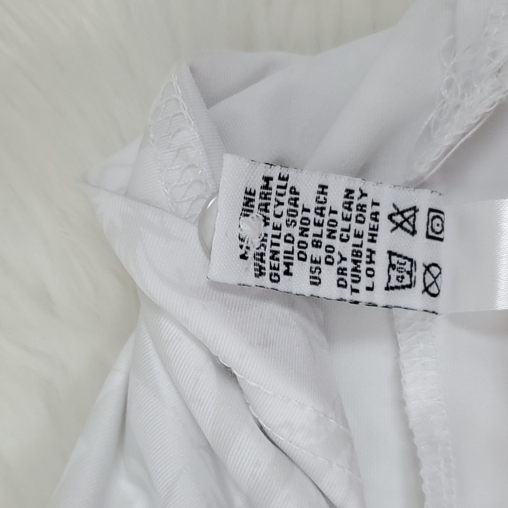 Straight Down Performance Polo White Men Size L - image 7